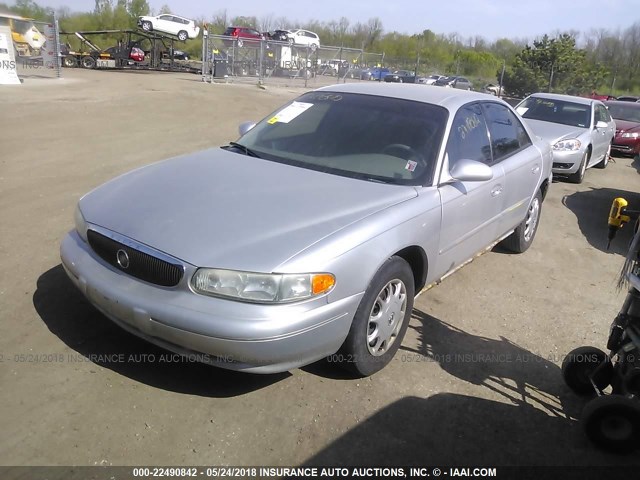 2G4WS52J831268208 - 2003 BUICK CENTURY CUSTOM SILVER photo 2