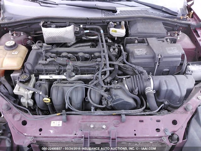 1FAFP34N67W128446 - 2007 FORD FOCUS ZX4/S/SE/SES 红色 照片 10