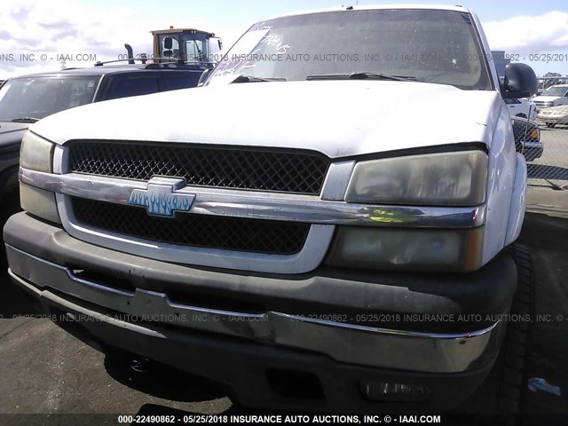 1GCEK19T74E165474 - 2004 CHEVROLET SILVERADO K1500 WHITE photo 6