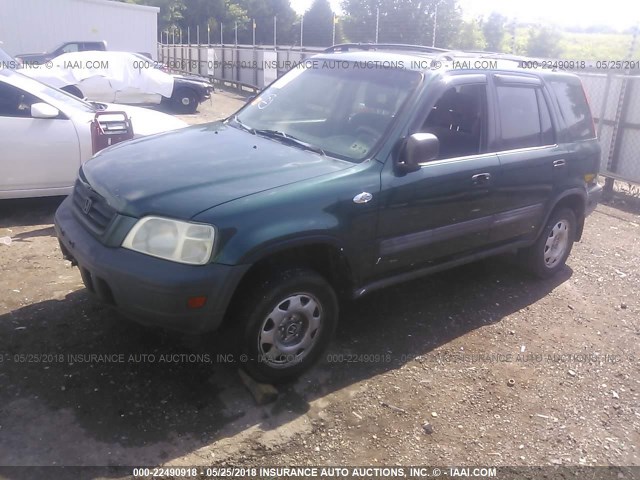 JHLRD2840XC020484 - 1999 HONDA CR-V LX 绿色 照片 2