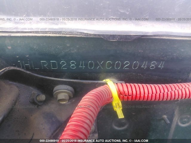 JHLRD2840XC020484 - 1999 HONDA CR-V LX 绿色 照片 9