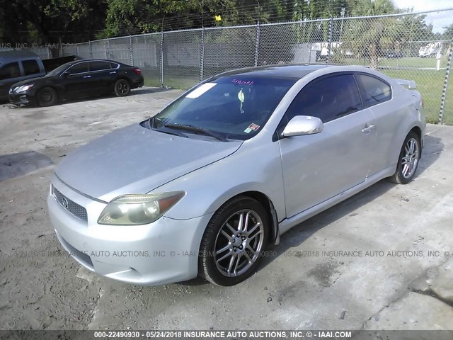 JTKDE177360133414 - 2006 TOYOTA SCION TC 银色 照片 2