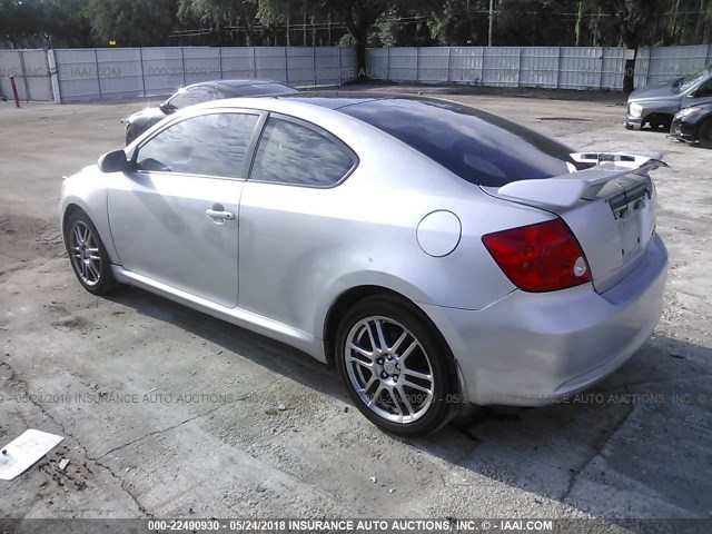 JTKDE177360133414 - 2006 TOYOTA SCION TC 银色 照片 3