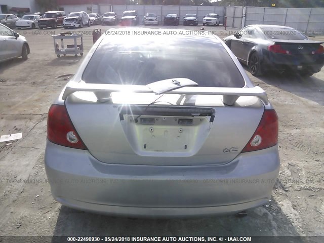 JTKDE177360133414 - 2006 TOYOTA SCION TC 银色 照片 6