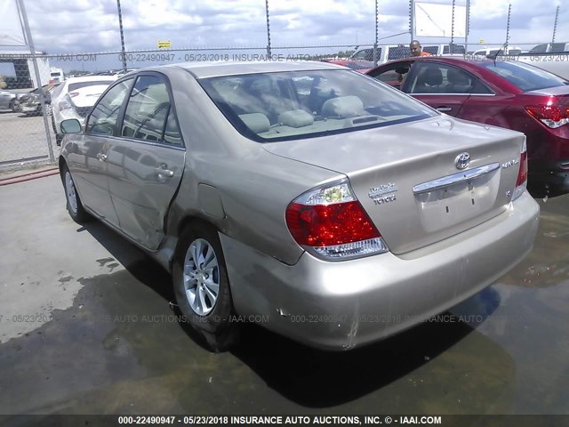 4T1BF32K36U634326 - 2006 TOYOTA CAMRY LE/XLE/SE თაფლისფერი ფოტო 3
