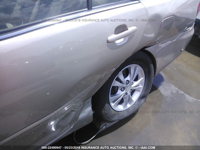 4T1BF32K36U634326 - 2006 TOYOTA CAMRY LE/XLE/SE თაფლისფერი ფოტო 6