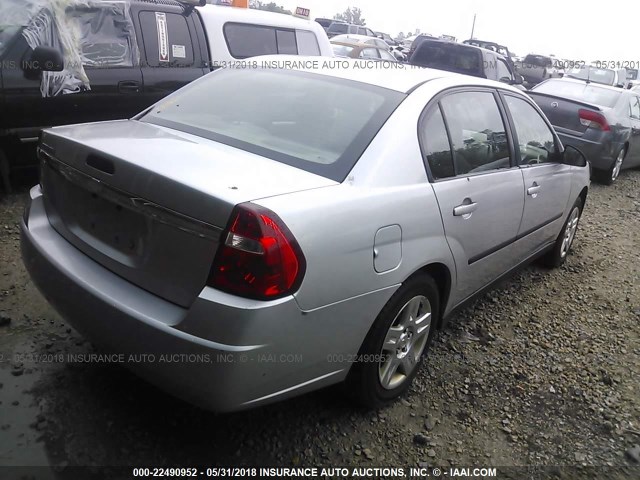 1G1ZS52F04F154946 - 2004 CHEVROLET MALIBU GRAY photo 4