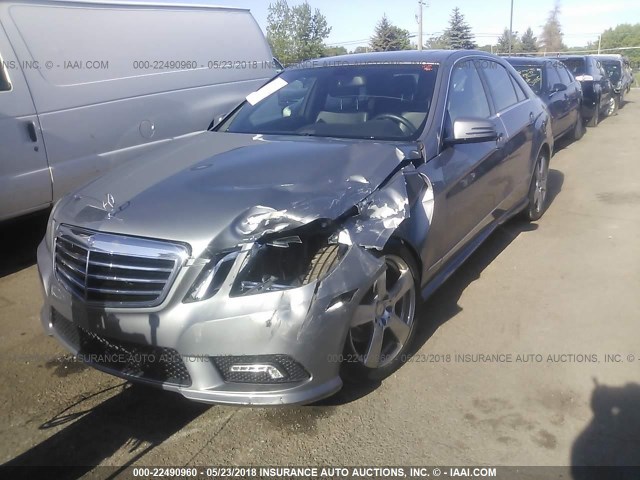 WDDHF8HB5BA434388 - 2011 MERCEDES-BENZ E 350 4MATIC SILVER photo 2