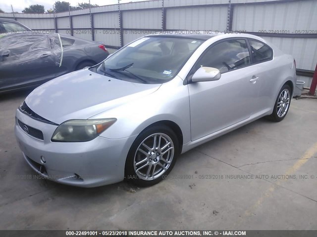 JTKDE177550006484 - 2005 TOYOTA SCION TC 银色 照片 2