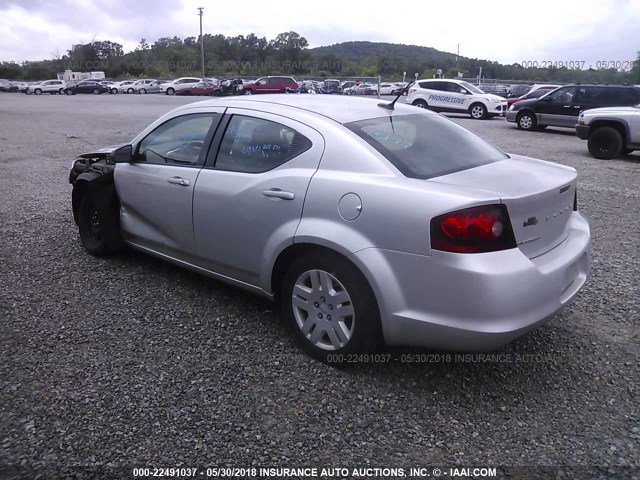 1B3BD4FB5BN624915 - 2011 DODGE AVENGER EXPRESS 银色 照片 3