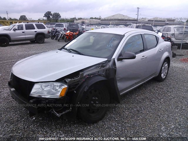 1B3BD4FB5BN624915 - 2011 DODGE AVENGER EXPRESS 银色 照片 6