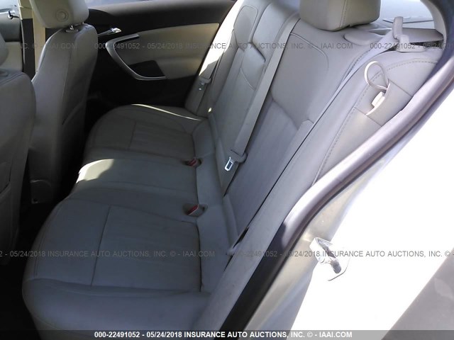 2G4GR5EK1C9147185 - 2012 BUICK REGAL BEIGE photo 8