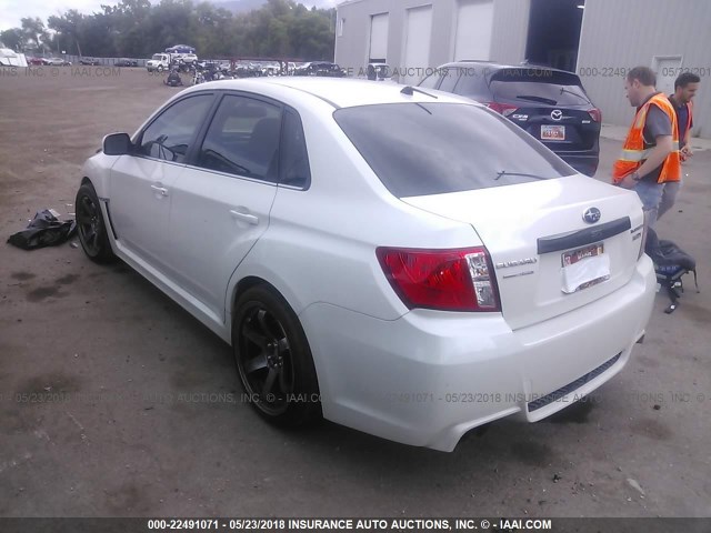 JF1GV7E65BG505683 - 2011 SUBARU IMPREZA WRX WHITE photo 3