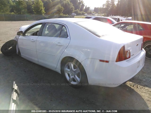 1G1ZA5EU1CF260687 - 2012 CHEVROLET MALIBU LS 白色 照片 3