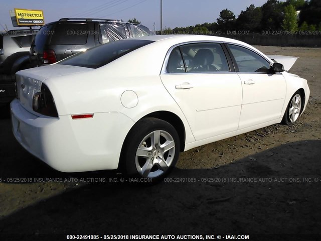 1G1ZA5EU1CF260687 - 2012 CHEVROLET MALIBU LS 白色 照片 4