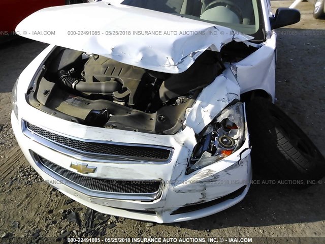 1G1ZA5EU1CF260687 - 2012 CHEVROLET MALIBU LS 白色 照片 6