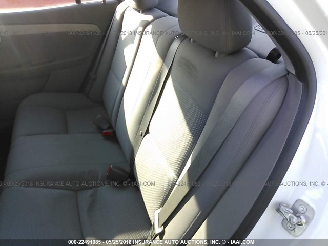 1G1ZA5EU1CF260687 - 2012 CHEVROLET MALIBU LS 白色 照片 8