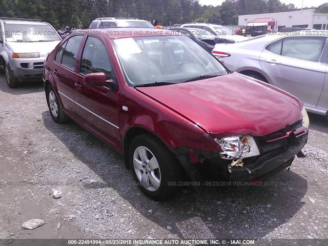 3VWSK69M54M039906 - 2004 VOLKSWAGEN JETTA GLS RED photo 1