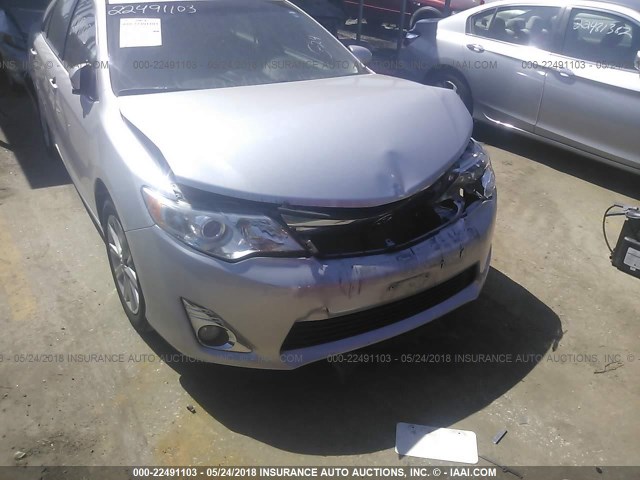 4T1BK1FK0EU538534 - 2014 TOYOTA CAMRY SE/XLE SILVER photo 6