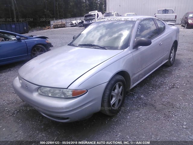 1G3NL12F84C150494 - 2004 OLDSMOBILE ALERO GL SILVER photo 2