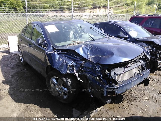 1G1ZB5EB6AF204415 - 2010 CHEVROLET MALIBU LS BLUE photo 1