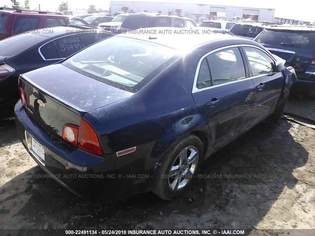 1G1ZB5EB6AF204415 - 2010 CHEVROLET MALIBU LS BLUE photo 4