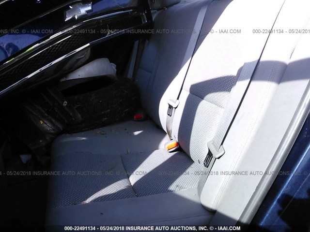 1G1ZB5EB6AF204415 - 2010 CHEVROLET MALIBU LS BLUE photo 8