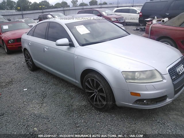 WAUAH74F78N012940 - 2008 AUDI A6 3.2 GRAY photo 1