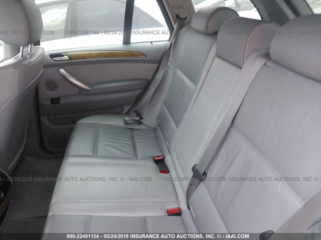 WBAFB33561LH07956 - 2001 BMW X5 4.4I SILVER photo 8