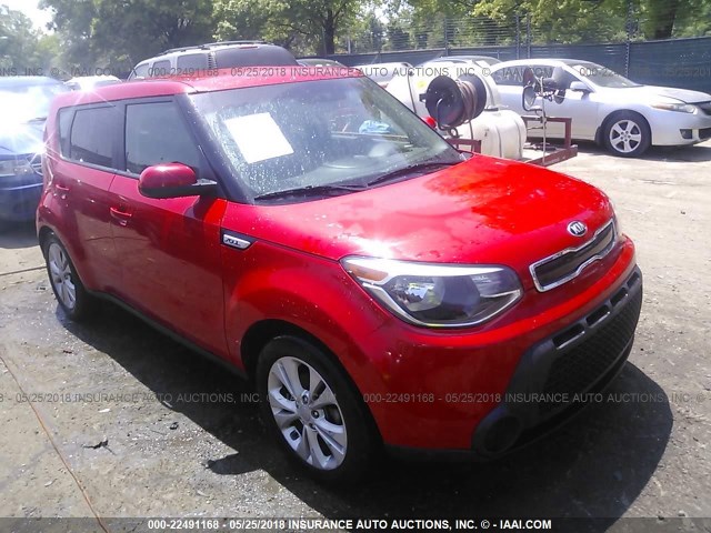 KNDJP3A5XF7781248 - 2015 KIA SOUL + 红色 照片 1
