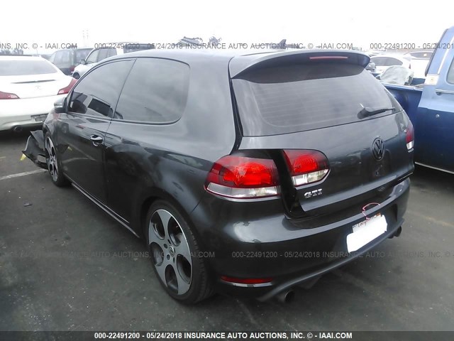 WVWED7AJ3DW055281 - 2013 VOLKSWAGEN GTI BLACK photo 3