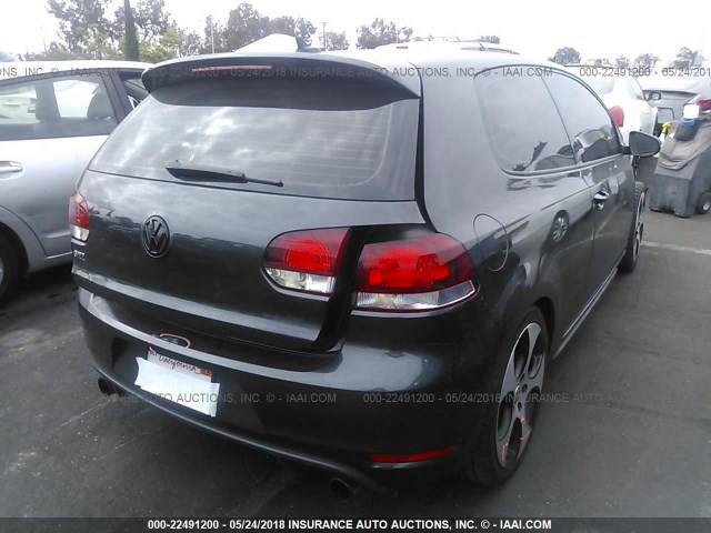 WVWED7AJ3DW055281 - 2013 VOLKSWAGEN GTI BLACK photo 4