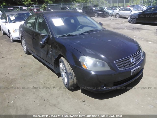 1N4AL11D16N454942 - 2006 NISSAN ALTIMA S/SL BLACK photo 1