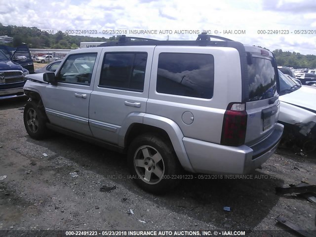 1J4RH4GK5AC140960 - 2010 JEEP COMMANDER SPORT SILVER photo 3