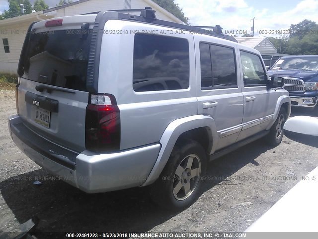 1J4RH4GK5AC140960 - 2010 JEEP COMMANDER SPORT ვერცხლისფერი ფოტო 4