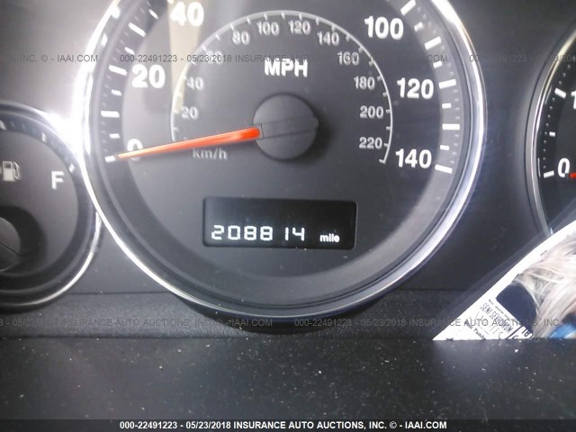 1J4RH4GK5AC140960 - 2010 JEEP COMMANDER SPORT ვერცხლისფერი ფოტო 7