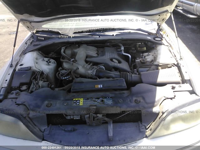 1LNHM86S14Y613374 - 2004 LINCOLN LS 白色 照片 10