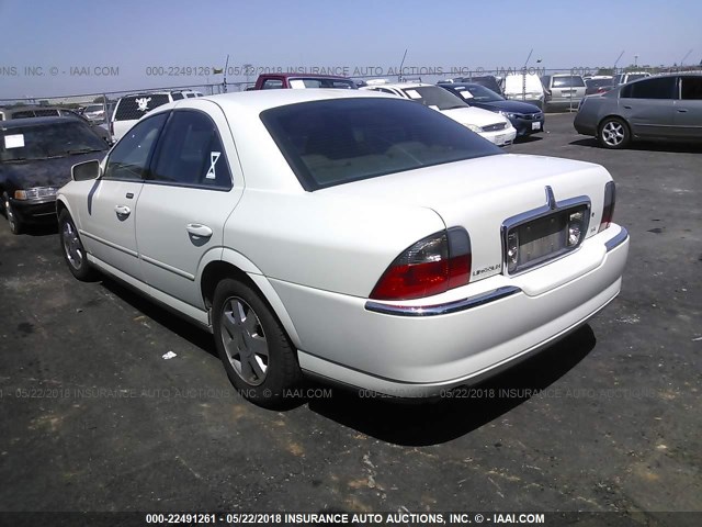 1LNHM86S14Y613374 - 2004 LINCOLN LS 白色 照片 3