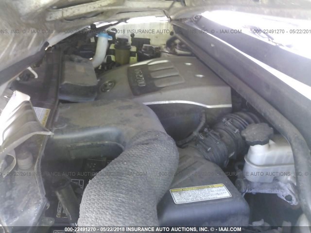 KM8JN12D65U107674 - 2005 HYUNDAI TUCSON GLS/LX WHITE photo 10