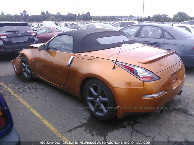 JN1AZ36A34T010119 - 2004 NISSAN 350Z ROADSTER ORANGE photo 3