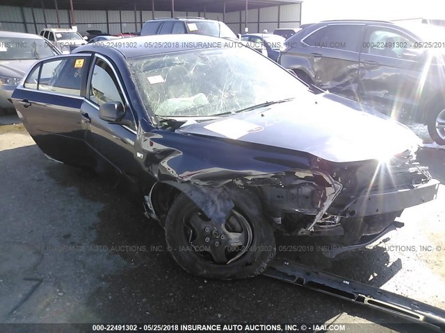 1G1ZG57B48F243853 - 2008 CHEVROLET MALIBU LS أزرق صورة 1