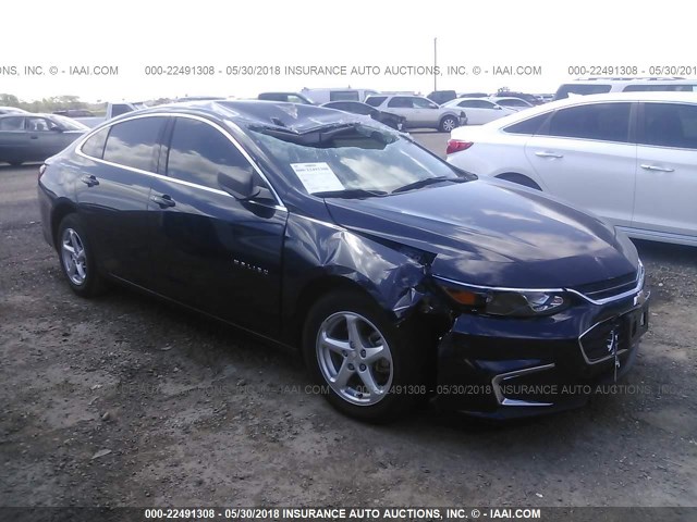 1G1ZB5ST7JF173592 - 2018 CHEVROLET MALIBU LS ლურჯი ფოტო 1