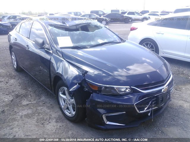 1G1ZB5ST7JF173592 - 2018 CHEVROLET MALIBU LS ლურჯი ფოტო 6