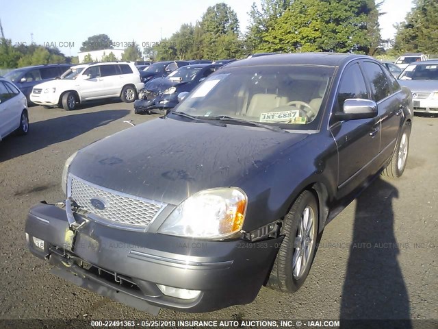 1FAHP25115G140624 - 2005 FORD FIVE HUNDRED LIMITED GRAY photo 2