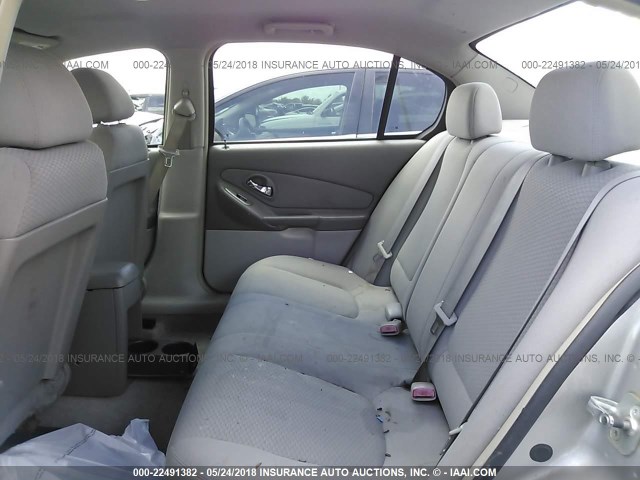 1G1ZS58F77F307026 - 2007 CHEVROLET MALIBU LS SILVER photo 8