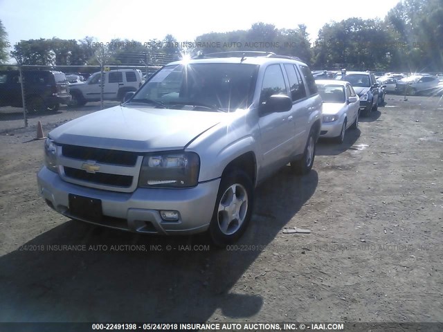 1GNDT13S882250833 - 2008 CHEVROLET TRAILBLAZER LS/LT SILVER photo 2