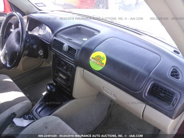 JF1SF65501H745595 - 2001 SUBARU FORESTER S RED photo 5