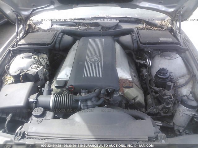 WBADE6327WBW62347 - 1998 BMW 540 I AUTOMATIC SILVER photo 10