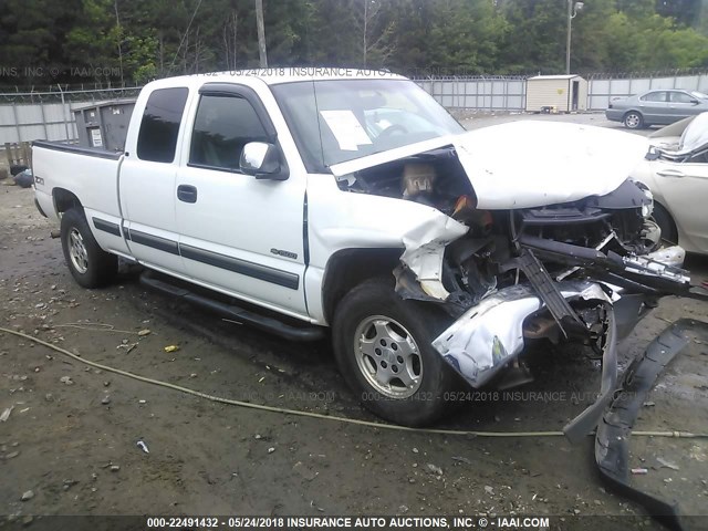 2GCEK19TX21399235 - 2002 CHEVROLET SILVERADO K1500 WHITE photo 1