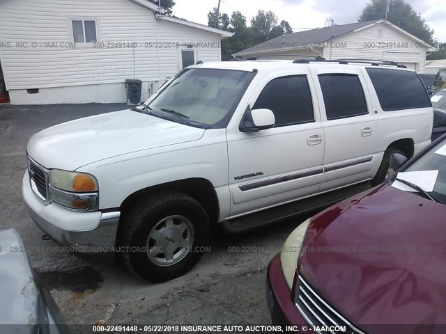 3GKFK16Z94G221389 - 2004 GMC YUKON XL K1500 WHITE photo 2